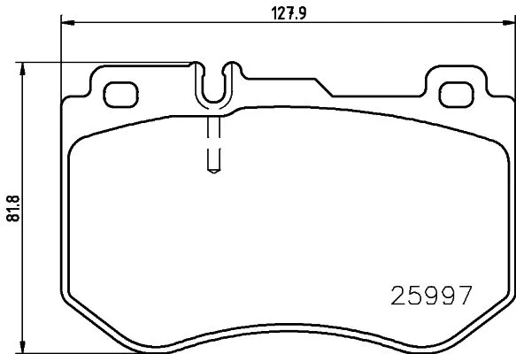 Set placute frana