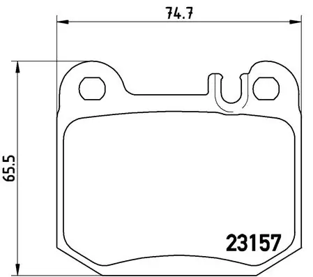 Set placute frana