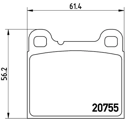 Set placute frana