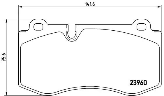 Set placute frana