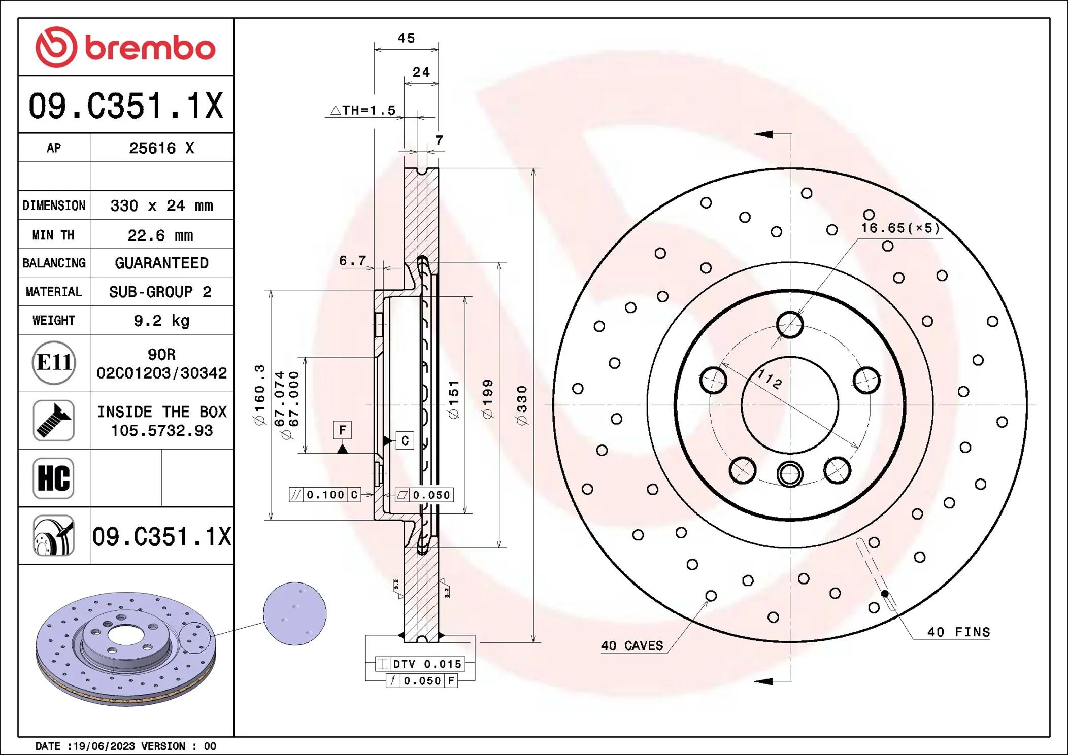 Disc frana