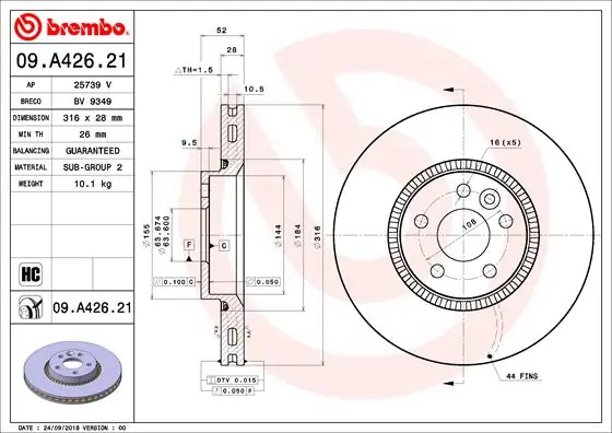 Disc frana