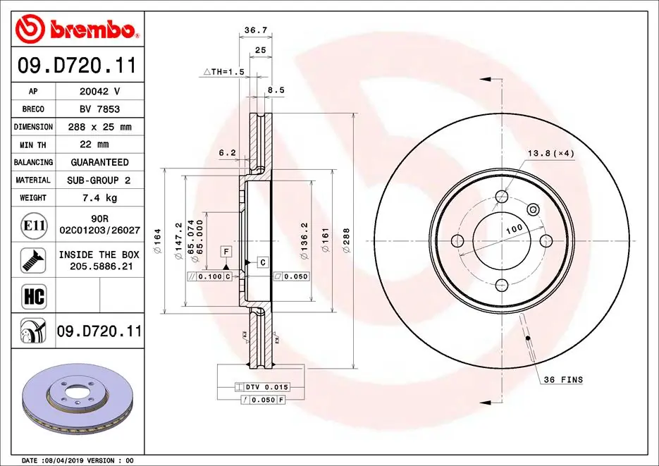 Disc frana