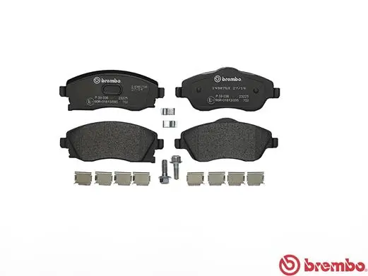 Set placute frana