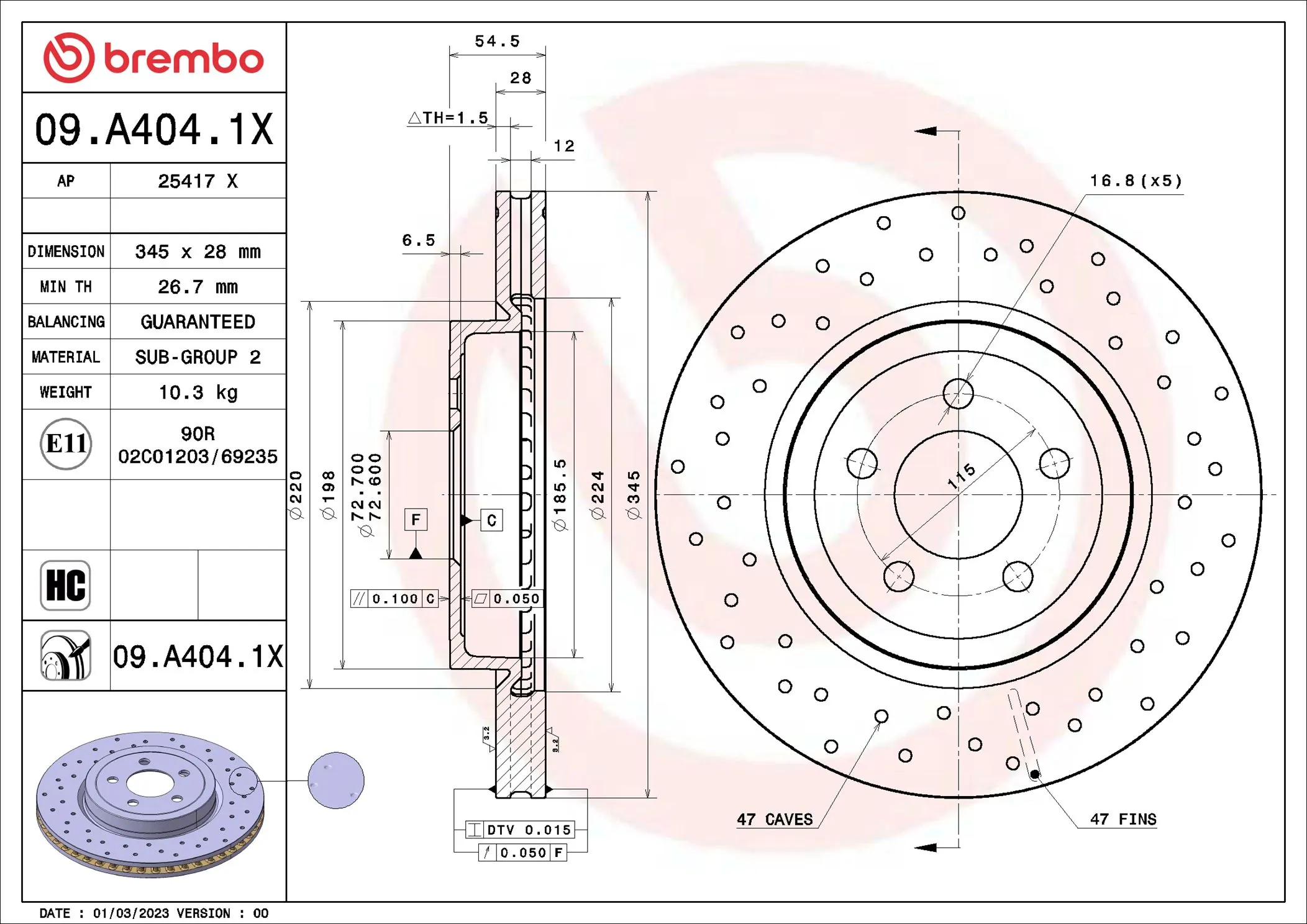 Disc frana