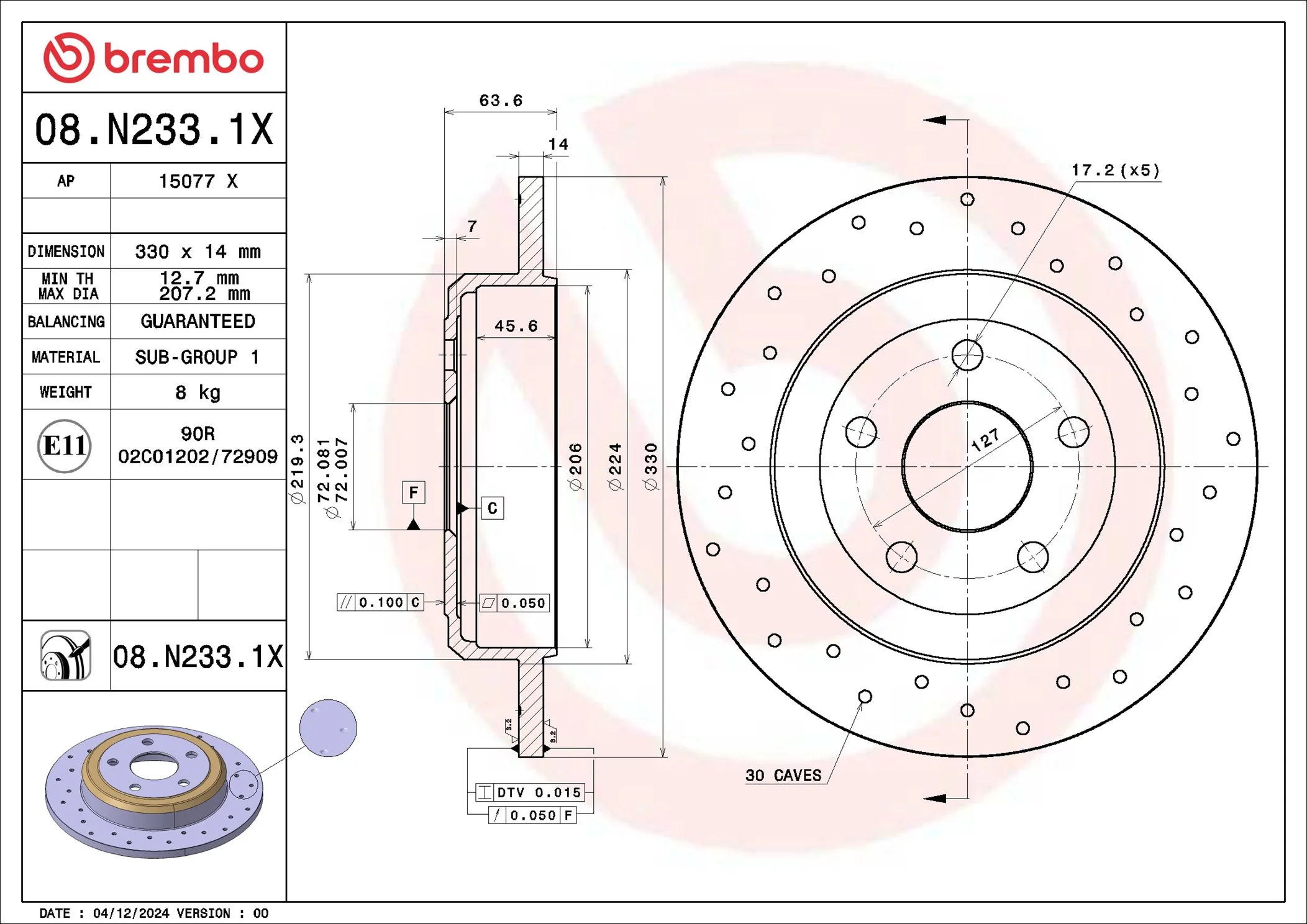 Disc frana