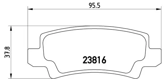 Set placute frana