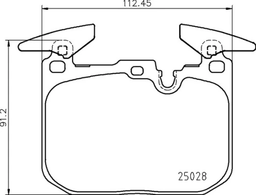 Set placute frana