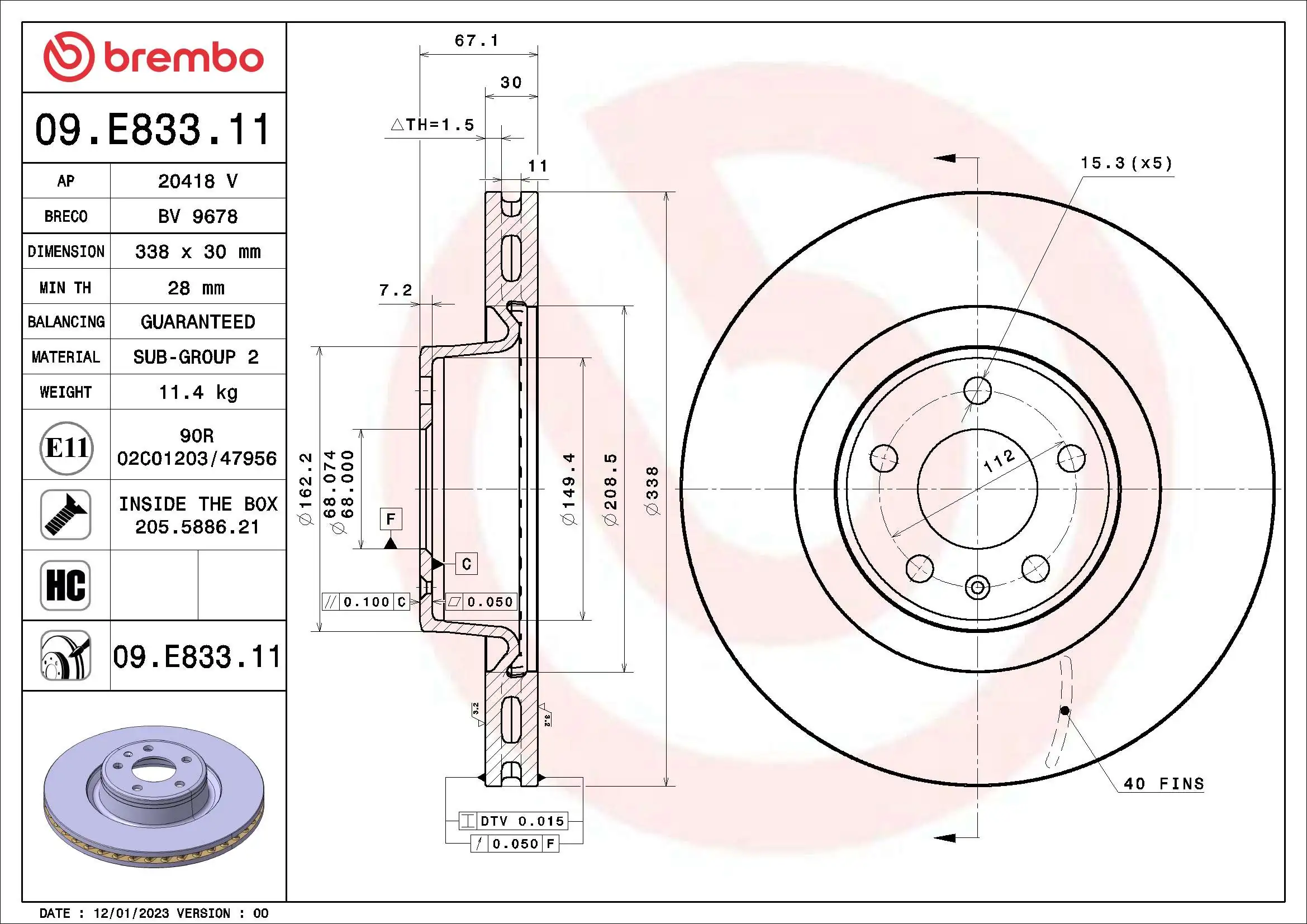 Disc frana