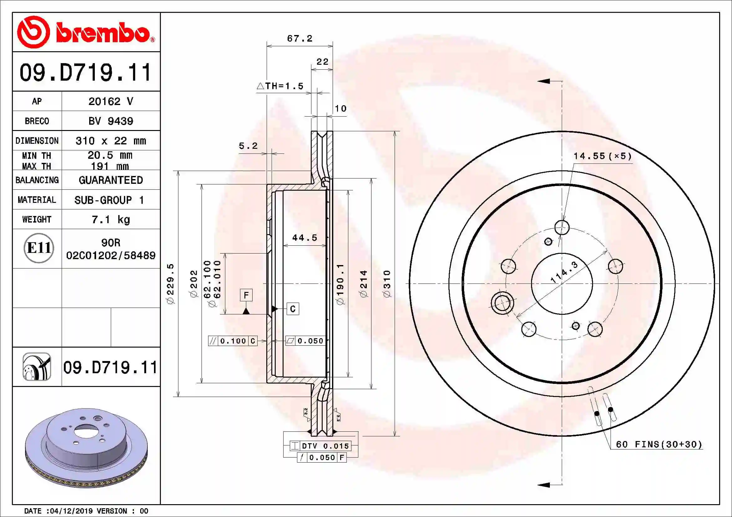 Disc frana