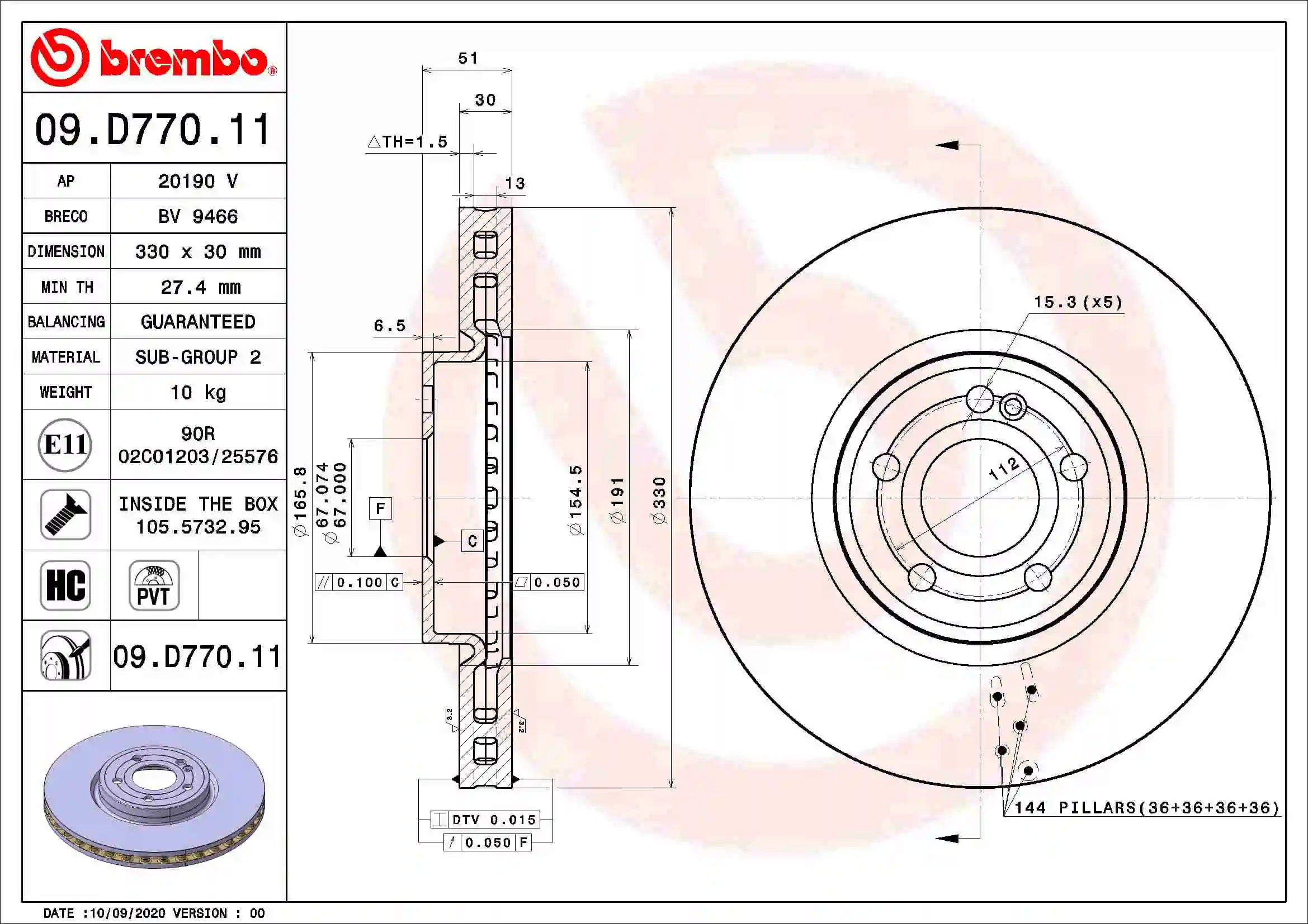 Disc frana