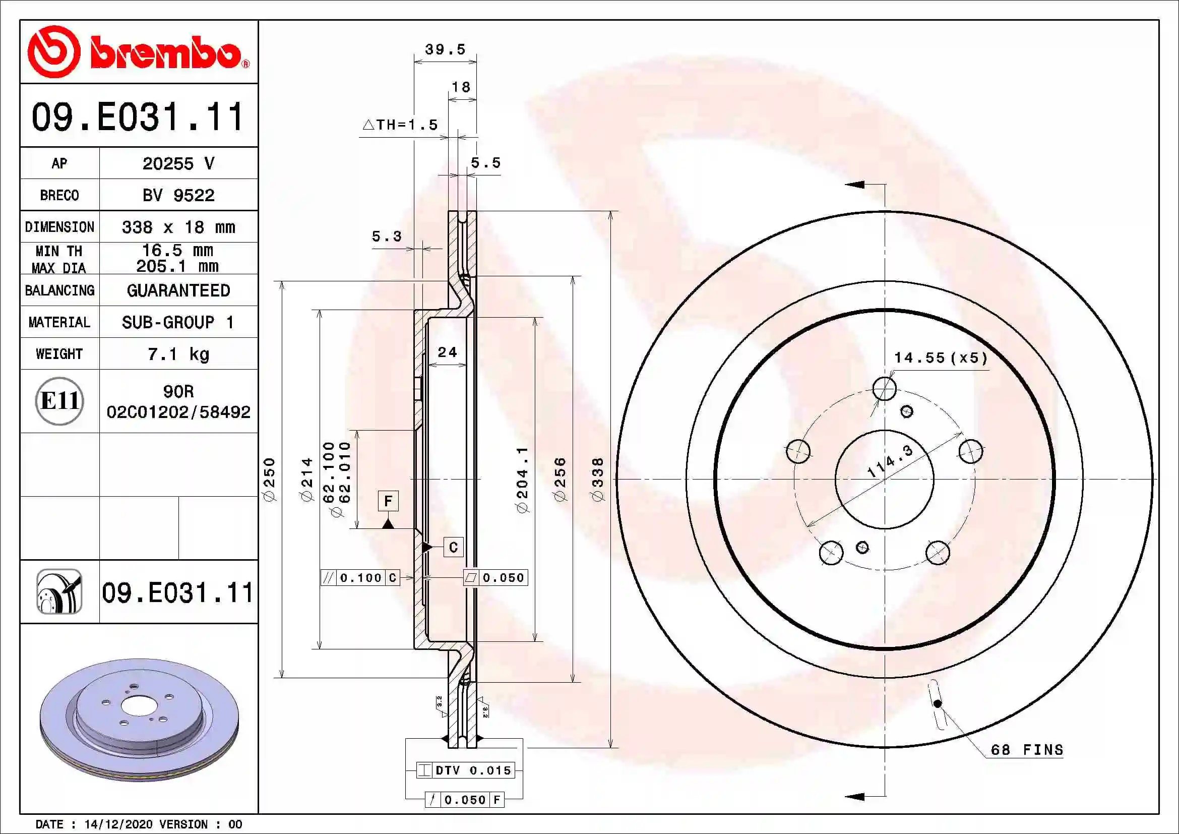 Disc frana