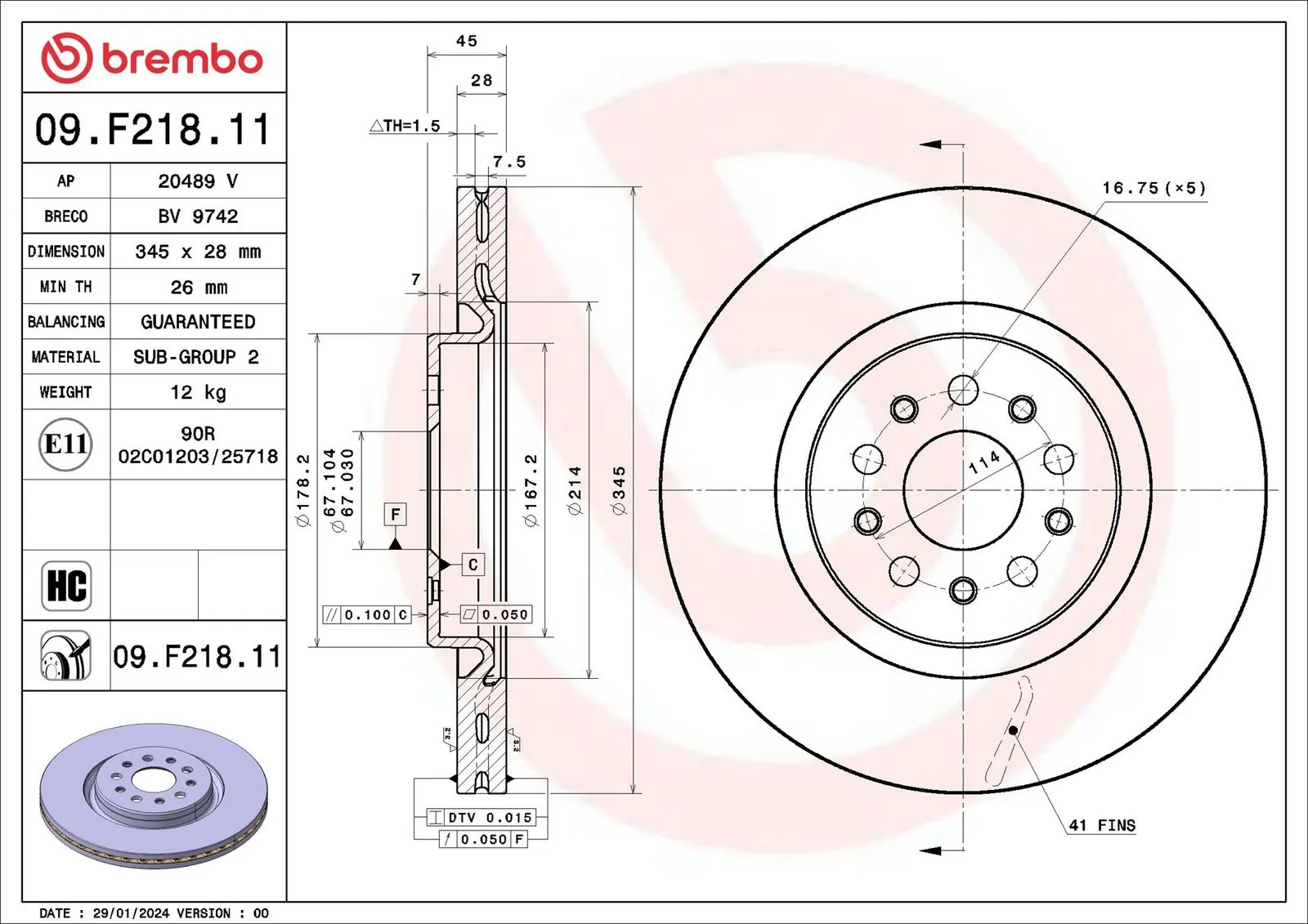 Disc frana