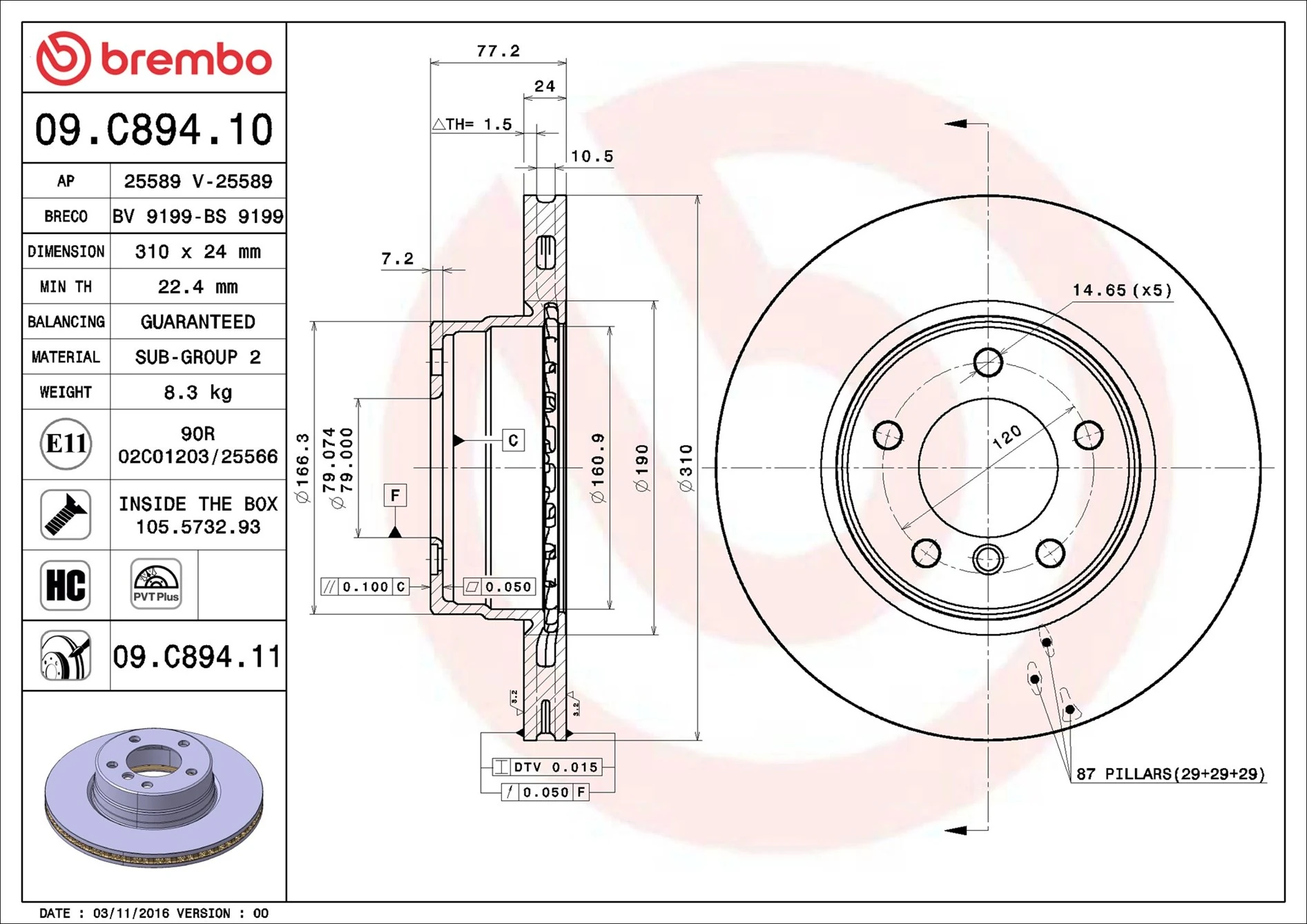Disc frana