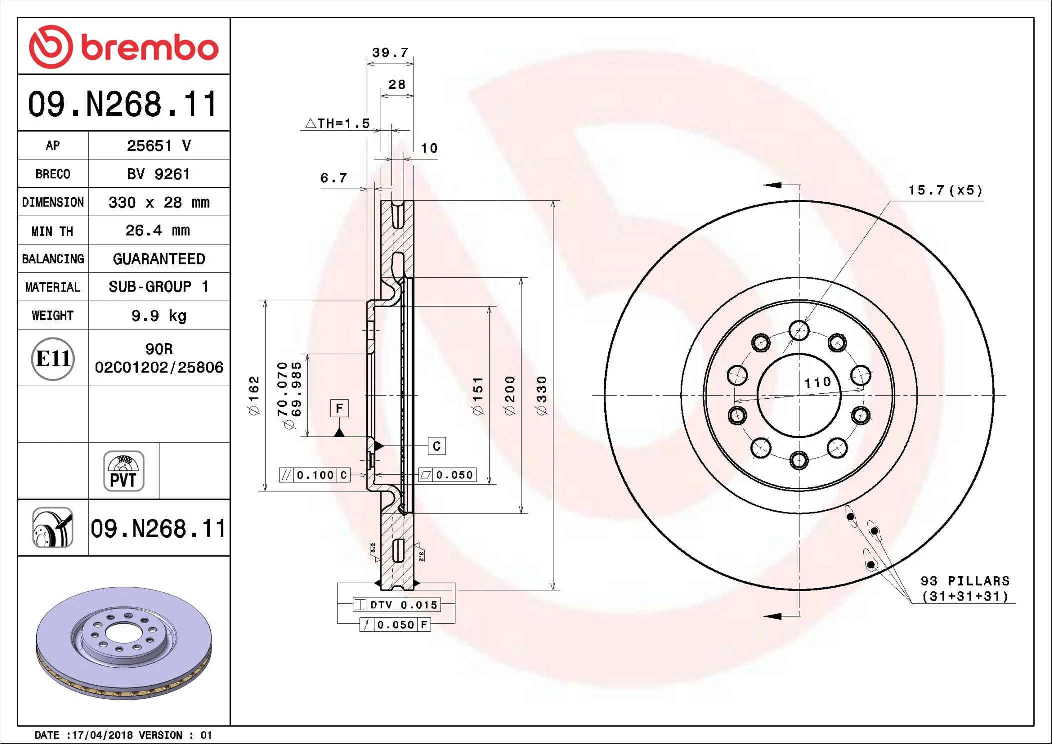 Disc frana