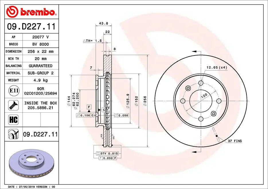 Disc frana