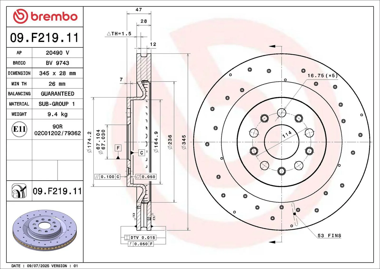 Disc frana
