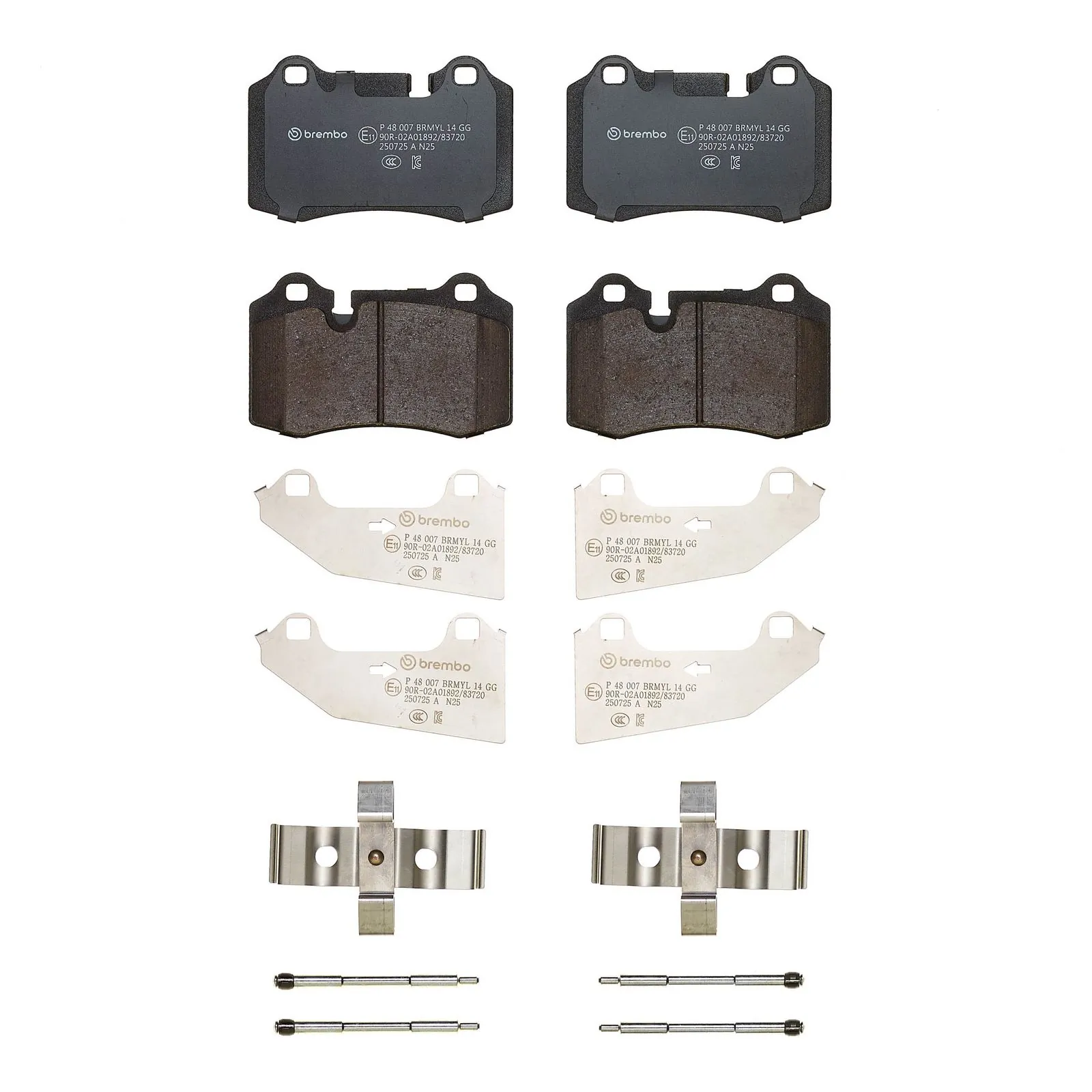 Set placute frana