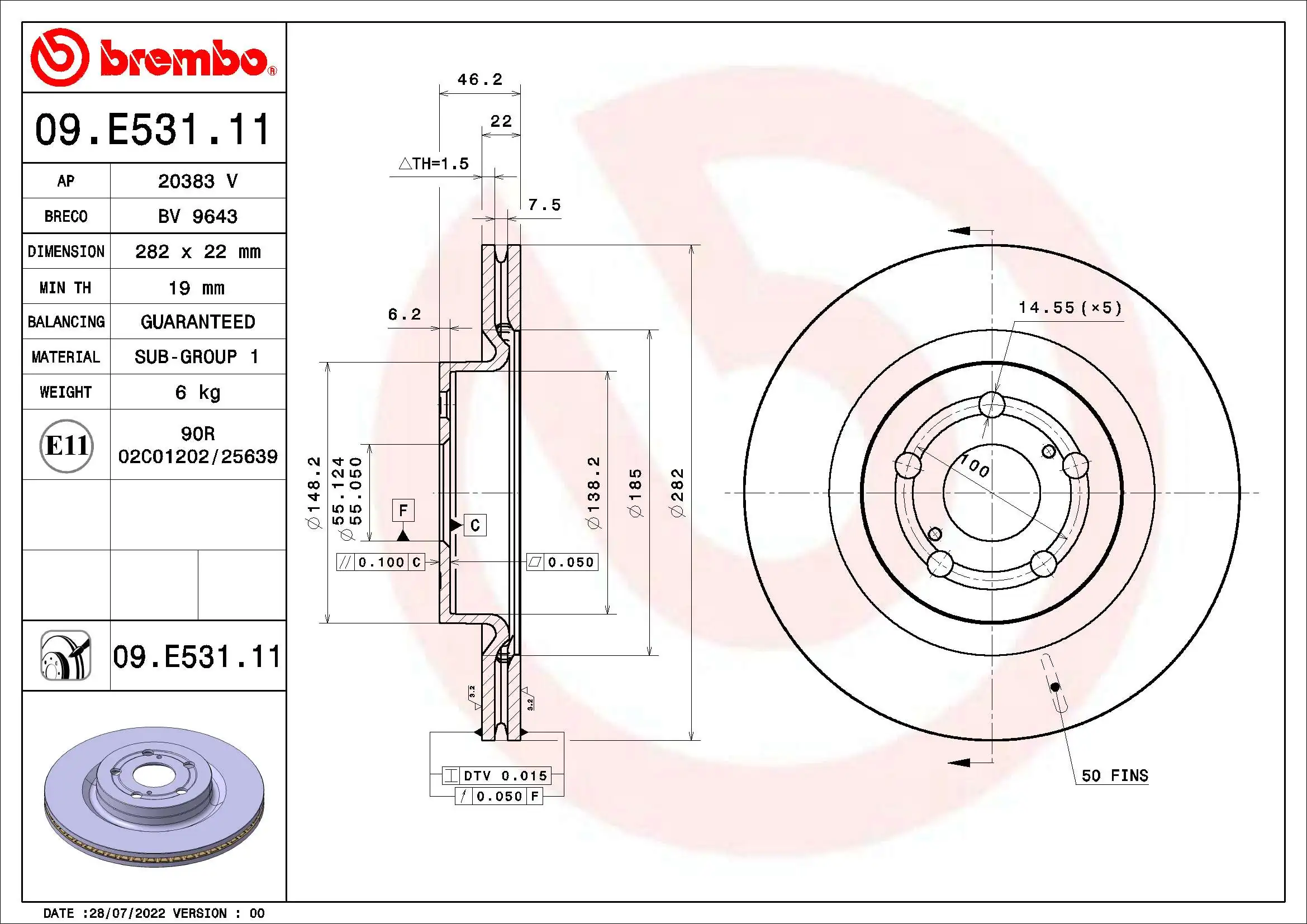 Disc frana