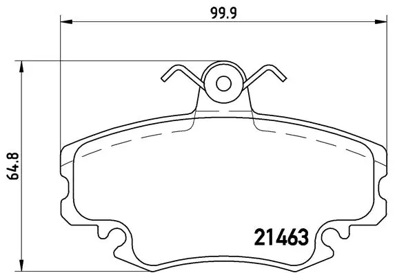 Set placute frana