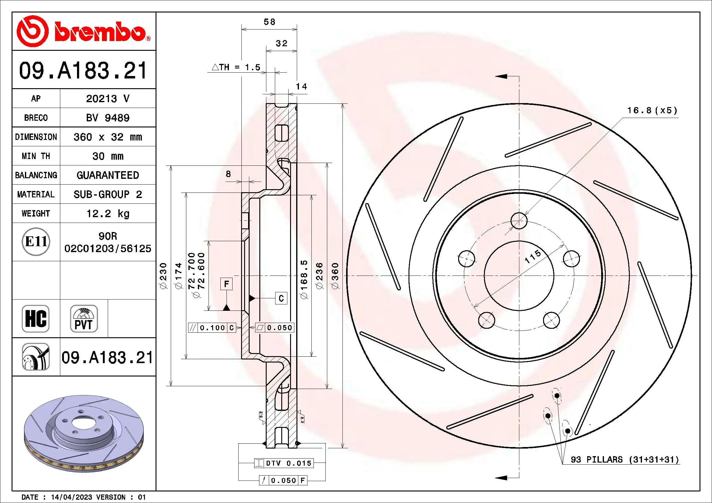 Disc frana