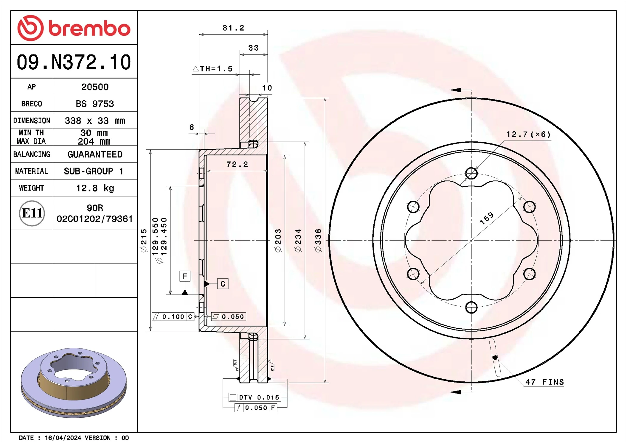 Disc frana