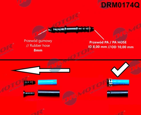 Montaj furtun, furtun combustibil