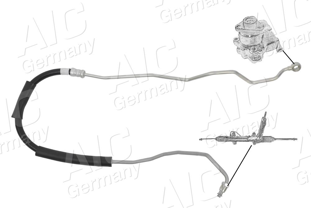 Furtun hidraulic, sistem de directie