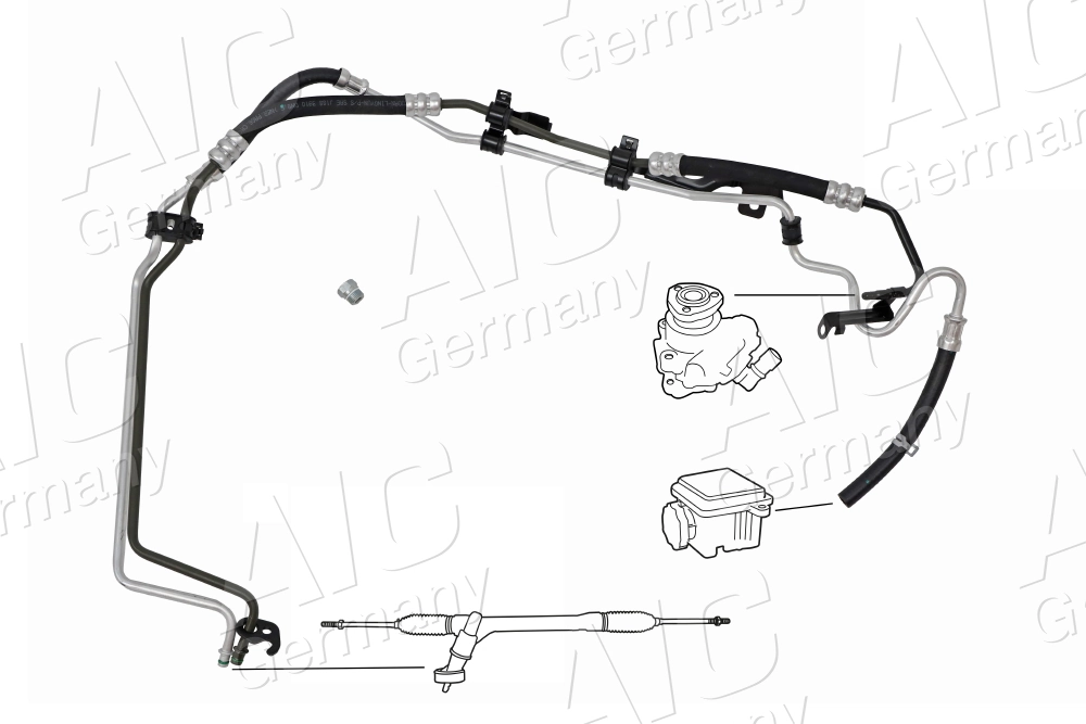 Furtun hidraulic sistem directie