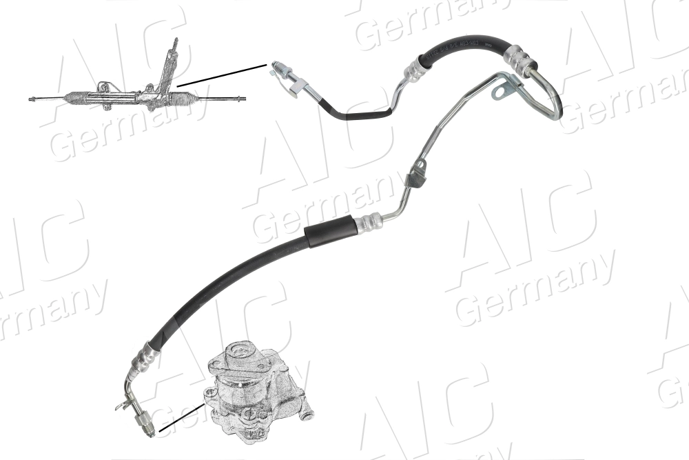 Furtun hidraulic sistem directie