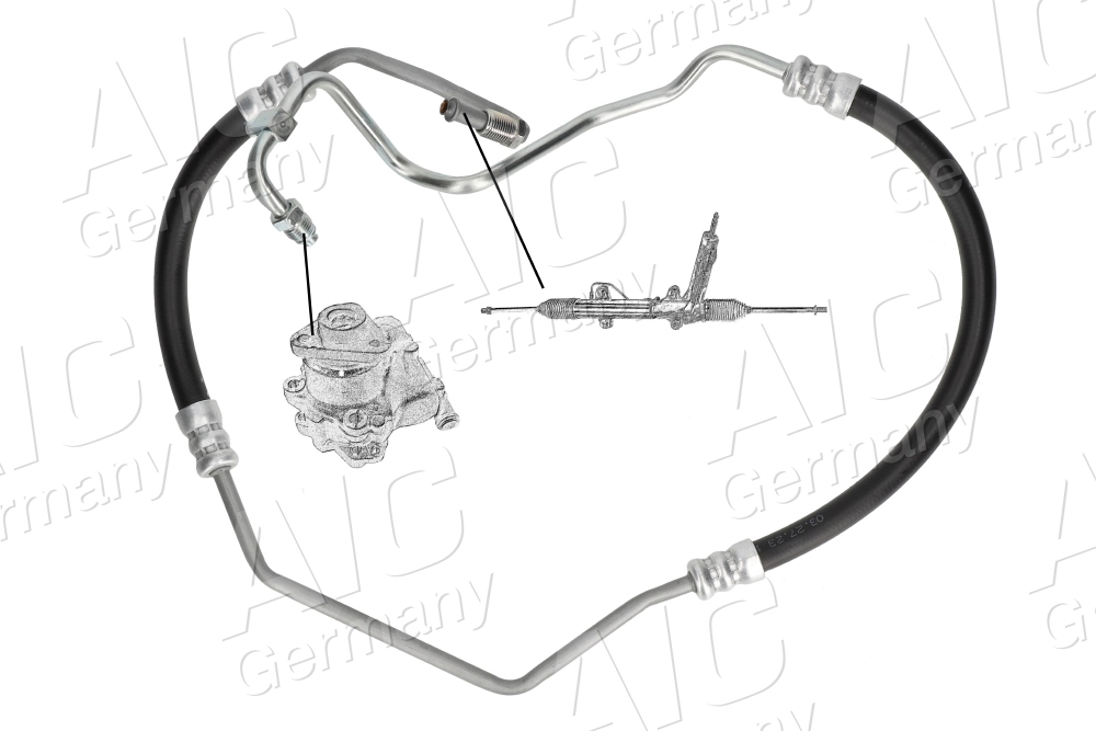 Furtun hidraulic, sistem de directie