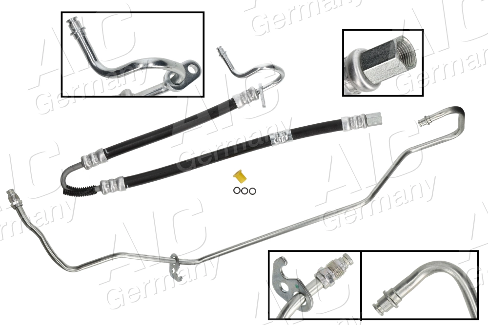 Furtun hidraulic, sistem de directie