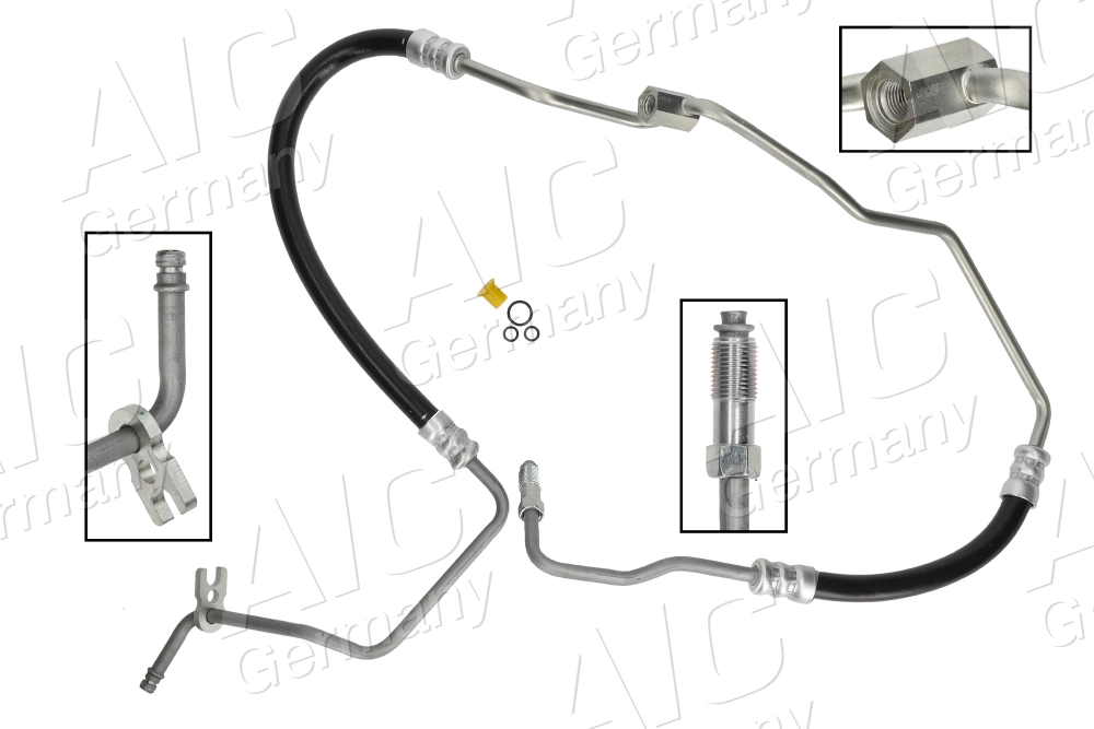 Furtun hidraulic, sistem de directie