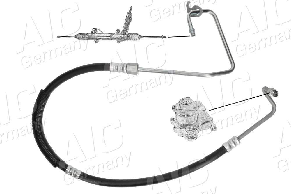 Furtun hidraulic, sistem de directie