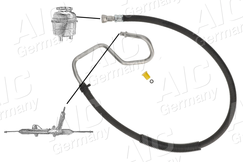Furtun hidraulic sistem directie