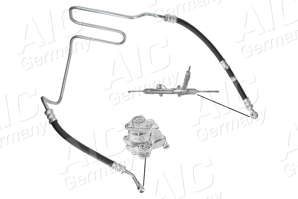 Furtun hidraulic sistem directie