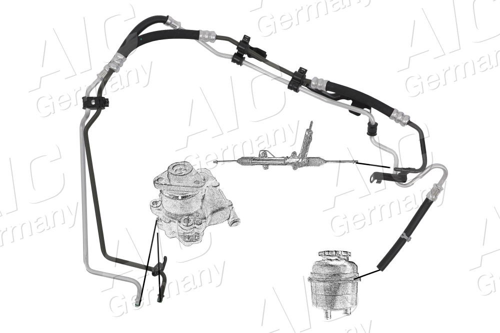 Furtun hidraulic sistem directie