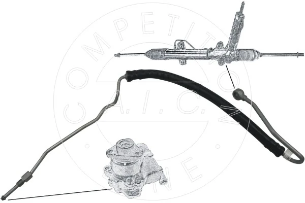 Furtun hidraulic, sistem de directie