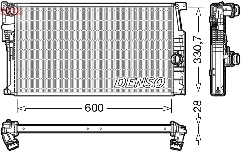 Radiator racire motor