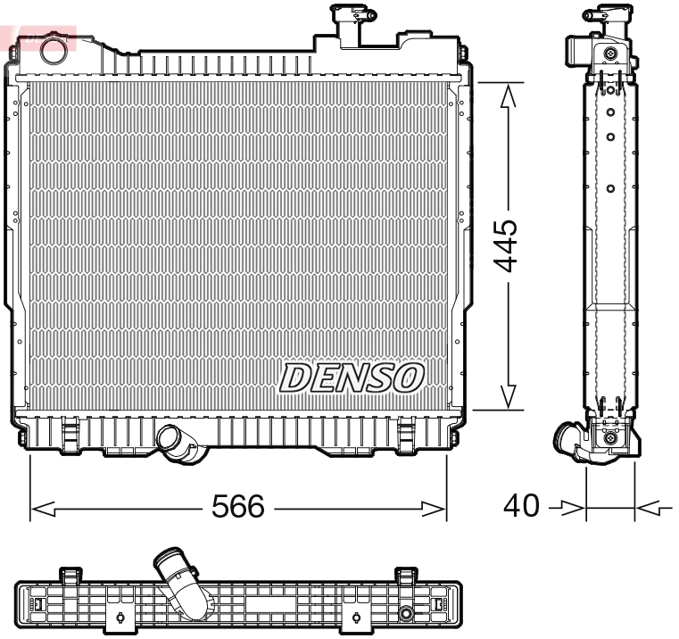 Radiator racire motor