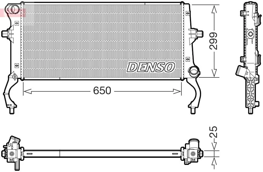 Radiator racire motor