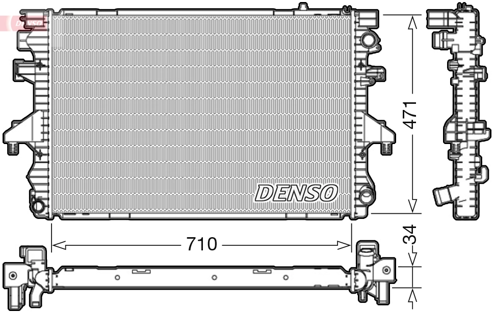 Radiator racire motor