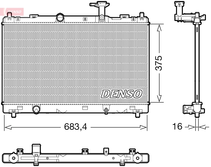 Radiator racire motor