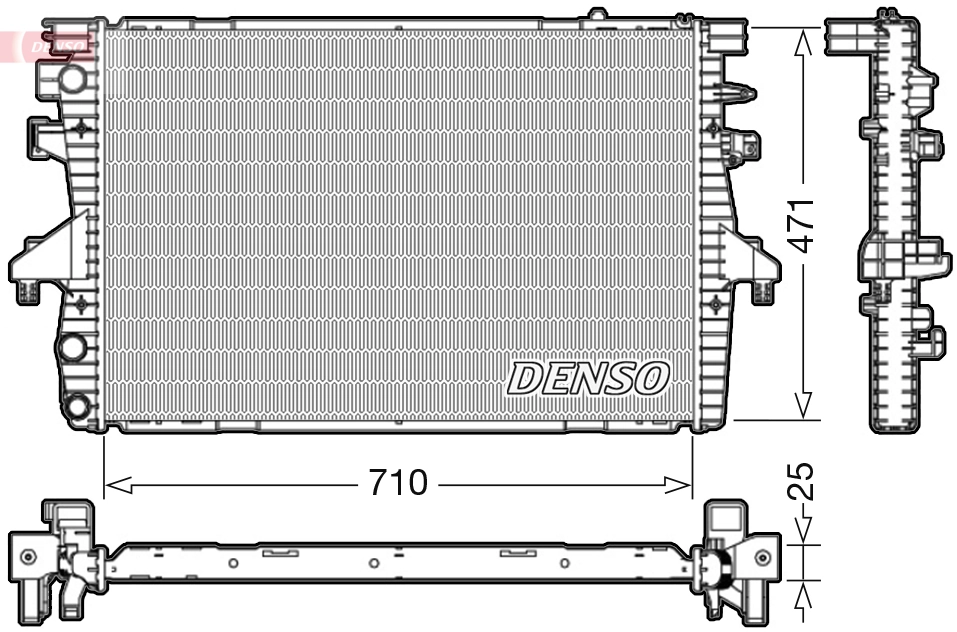 Radiator racire motor