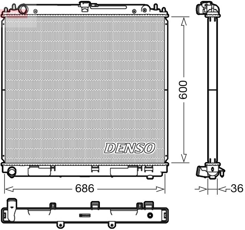 Radiator racire motor
