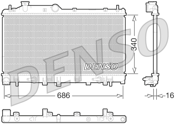 Radiator racire motor