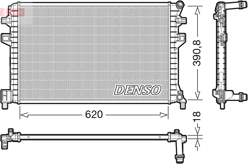 Radiator racire motor