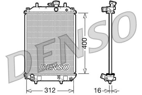 Radiator racire motor
