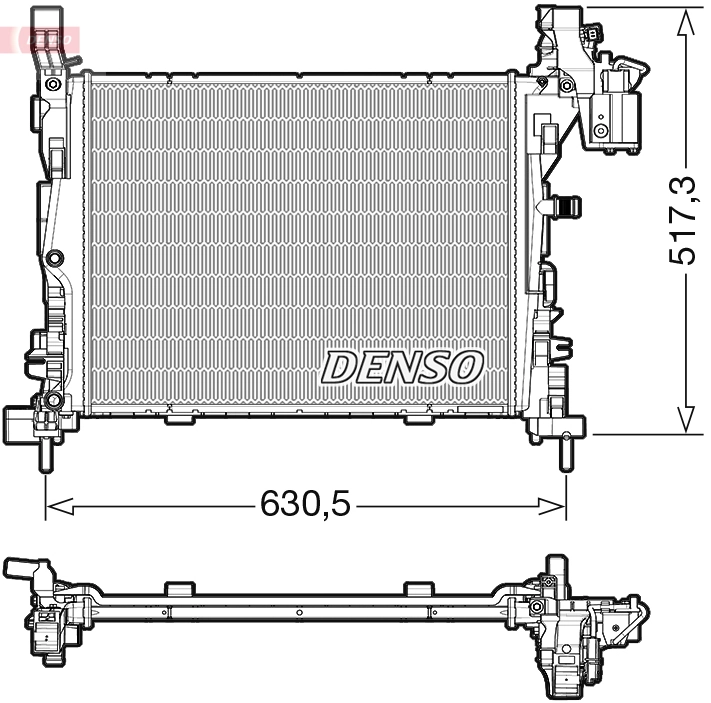 Radiator racire motor