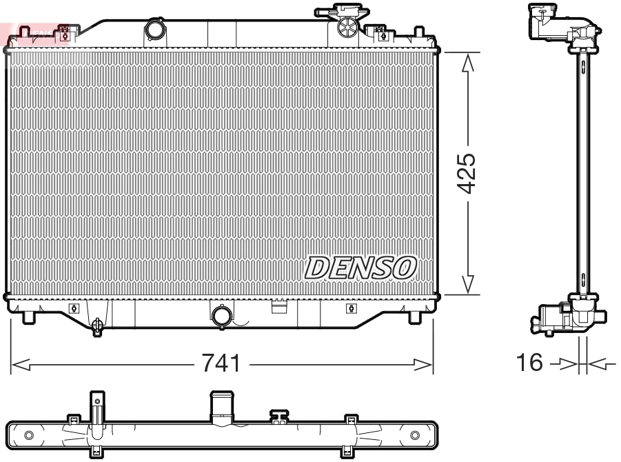 Radiator racire motor